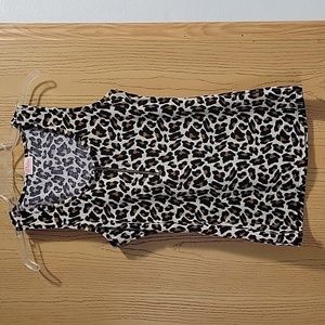 Leopard print tank top